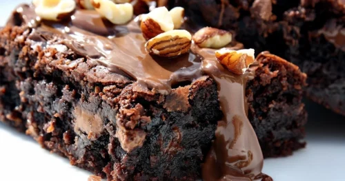 Brownie Super Fácil Fudgy com Nozes e Cacau Um Sabor Intenso que Seduz